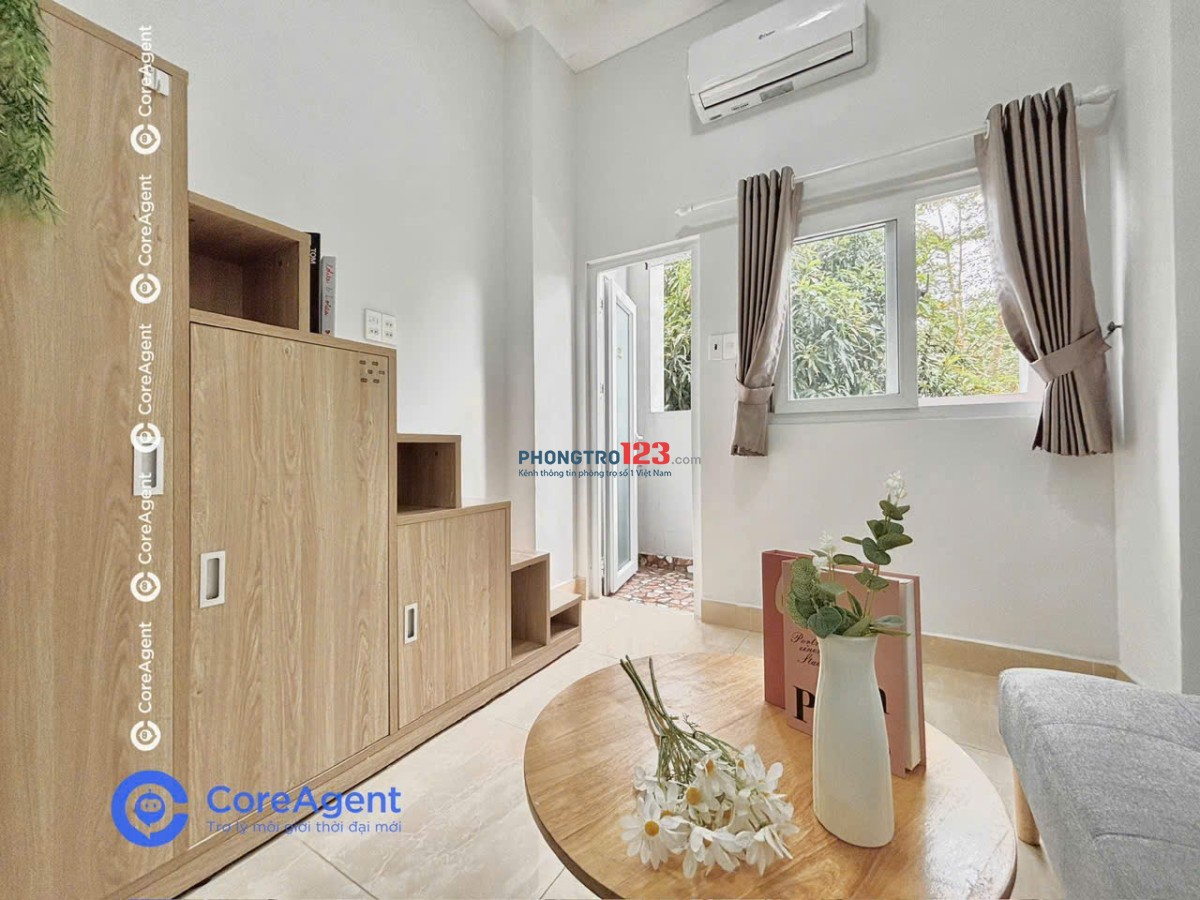 ️Phòng Gác Rộng Ban Công 42m2 Ung Văn Khiêm Bình Thạnh Gần Ngoại Thương, GTVT, Hutech, Quận 1