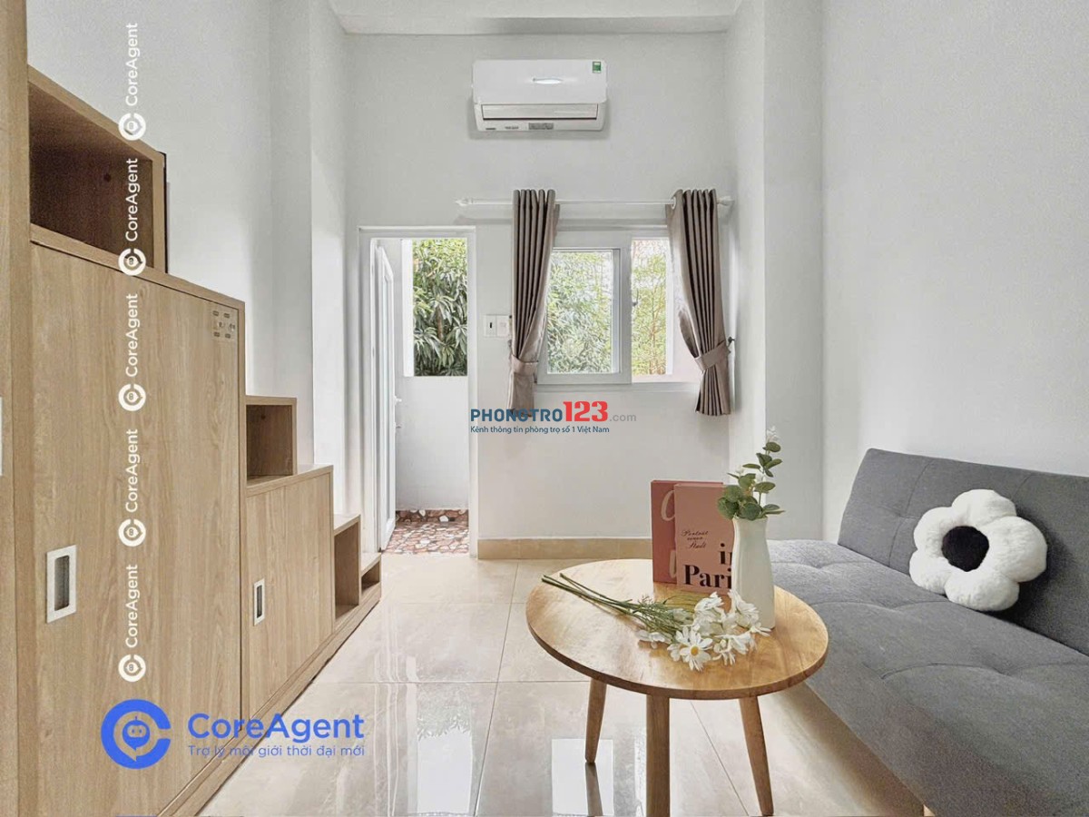 ️Phòng Gác Rộng Ban Công 42m2 Ung Văn Khiêm Bình Thạnh Gần Ngoại Thương, GTVT, Hutech, Quận 1
