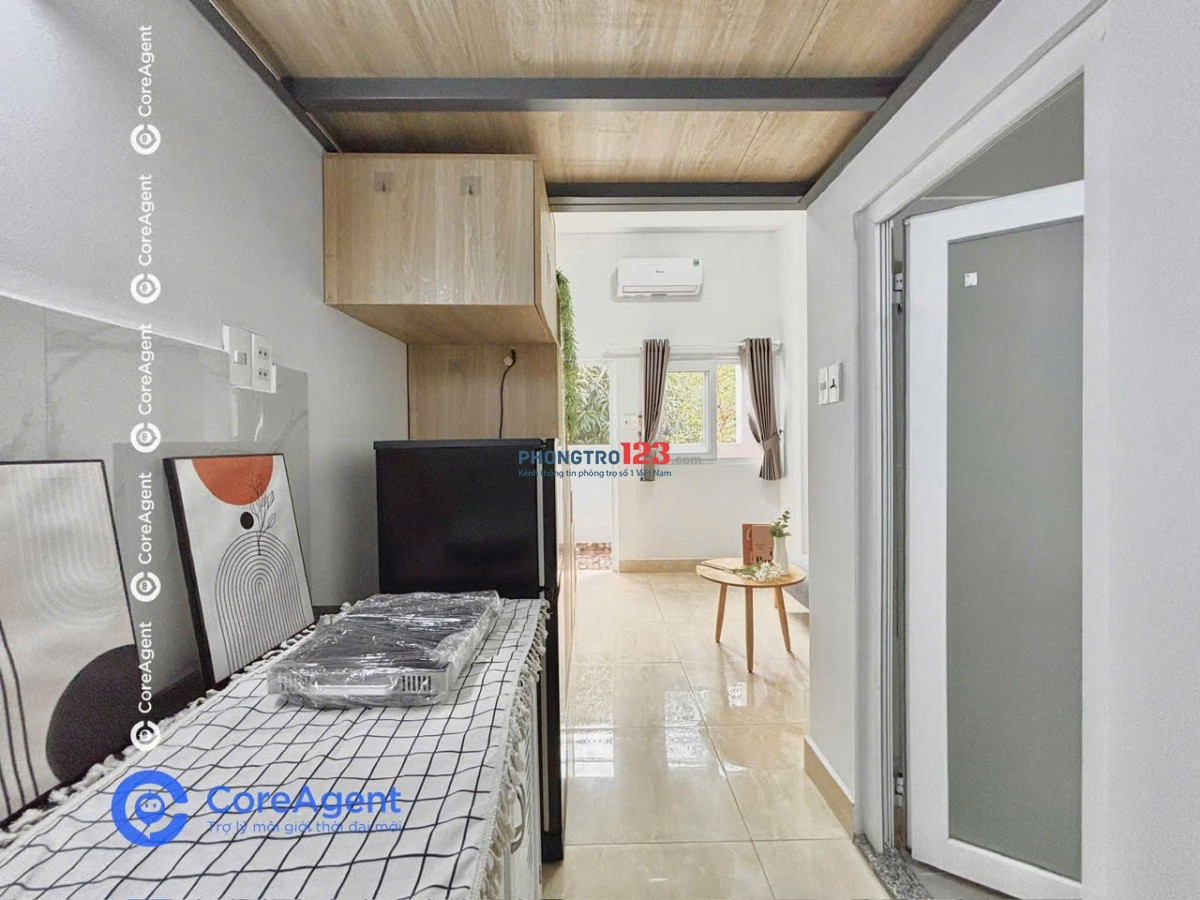 ️Phòng Gác Rộng Ban Công 42m2 Ung Văn Khiêm Bình Thạnh Gần Ngoại Thương, GTVT, Hutech, Quận 1
