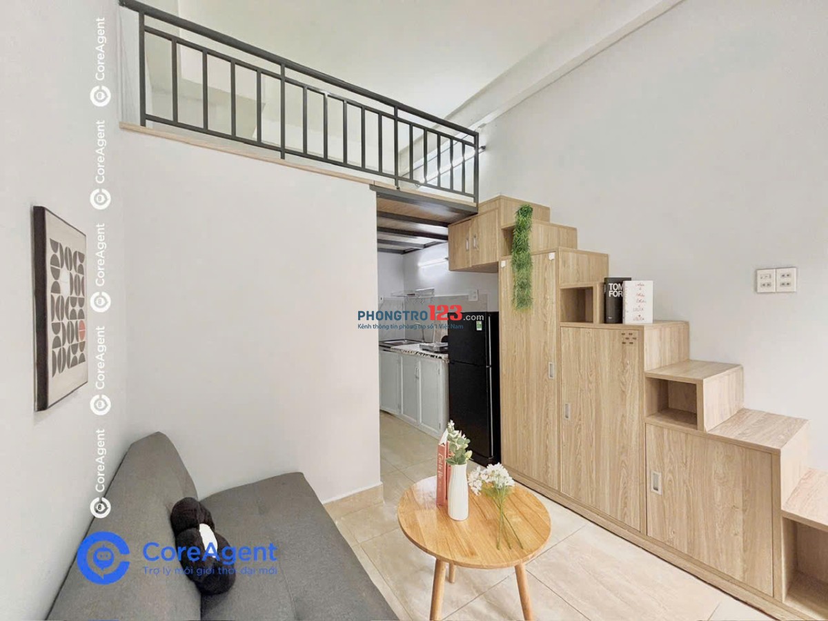 ️Phòng Gác Rộng Ban Công 42m2 Ung Văn Khiêm Bình Thạnh Gần Ngoại Thương, GTVT, Hutech, Quận 1