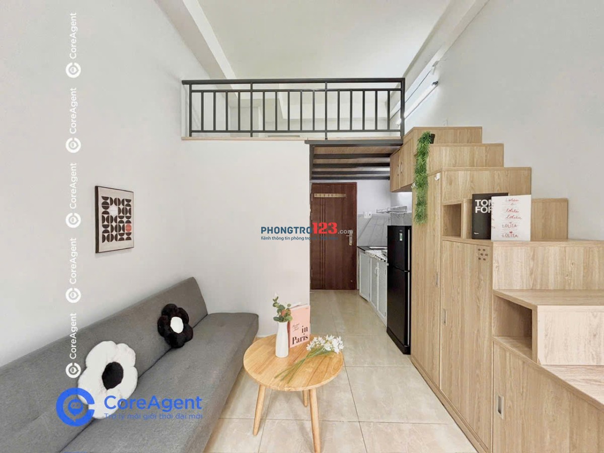 ️Phòng Gác Rộng Ban Công 42m2 Ung Văn Khiêm Bình Thạnh Gần Ngoại Thương, GTVT, Hutech, Quận 1