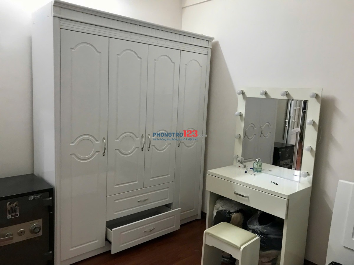 Cho thuê căn hộ chung cư 3N1K 2WC 86m2 đủ đồ