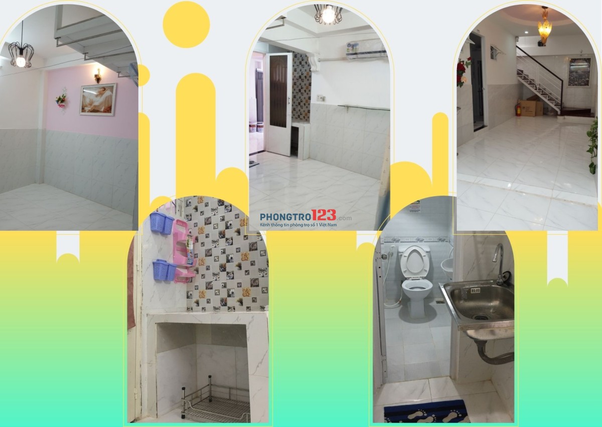 PHÒNG TRỆT, 16m2, đường Nhiêu Tâm, Q5_ 3tr5/ tháng