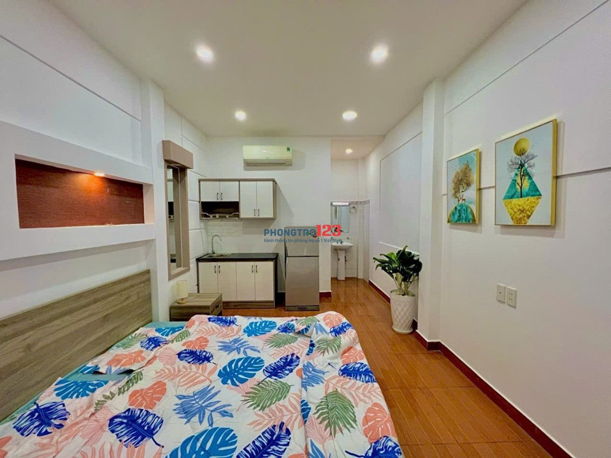 Cho Thuê Phòng Full Nội Thất, Nơ Trang Long Gần Chợ Bà Chiểu