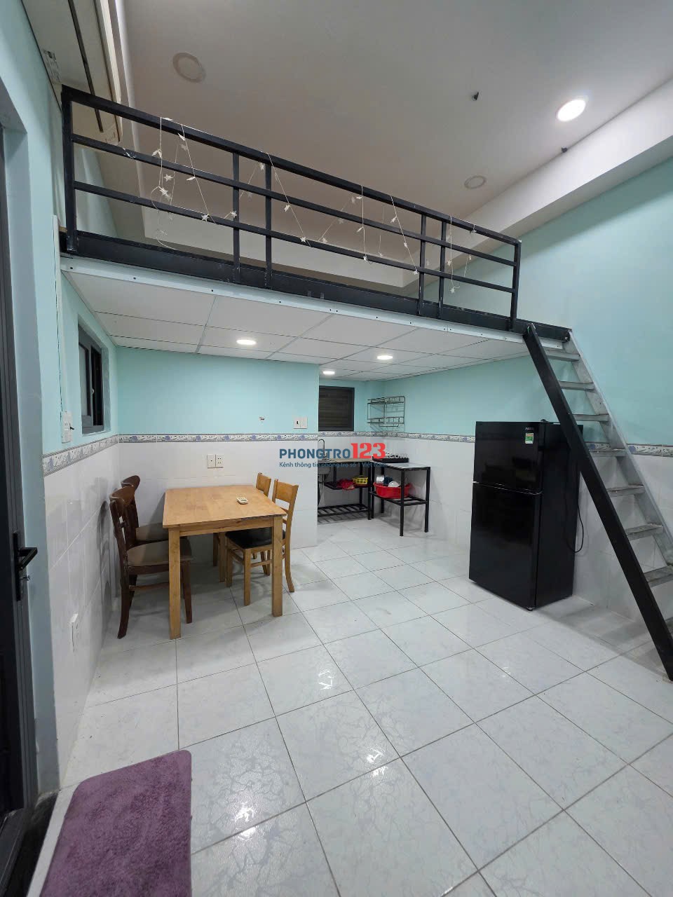 Phòng Có Gác 35m2 - Full Nội Thất, Ở Được 3 - 4 Bạn - Phan Văn Trị Gần Văn Lang và Hutech