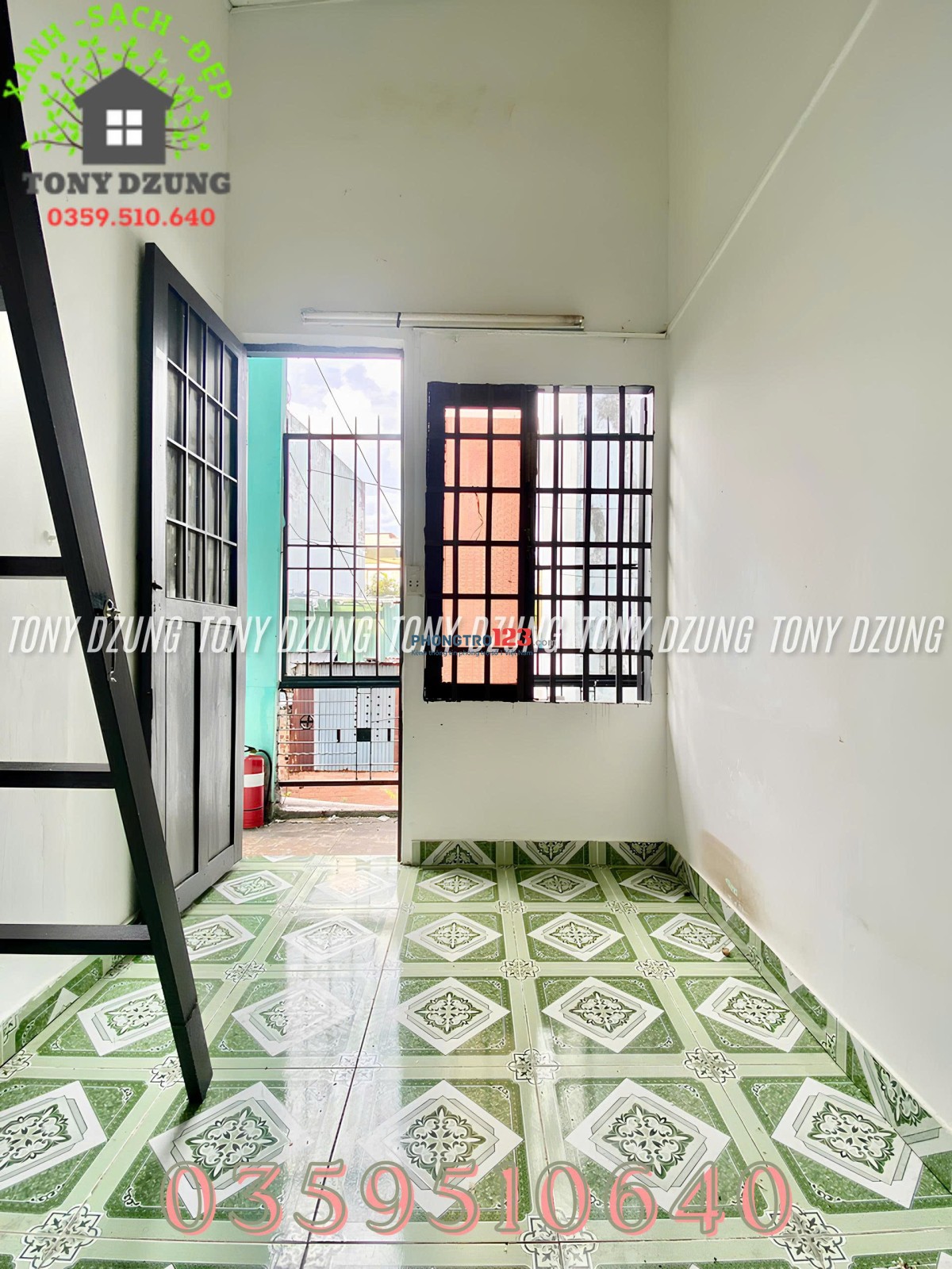 Phòng Gác Lầu 1, Cửa Sổ, Ban công nhỏ đón nắng, Cách ĐH GIA ĐỊNH 300M