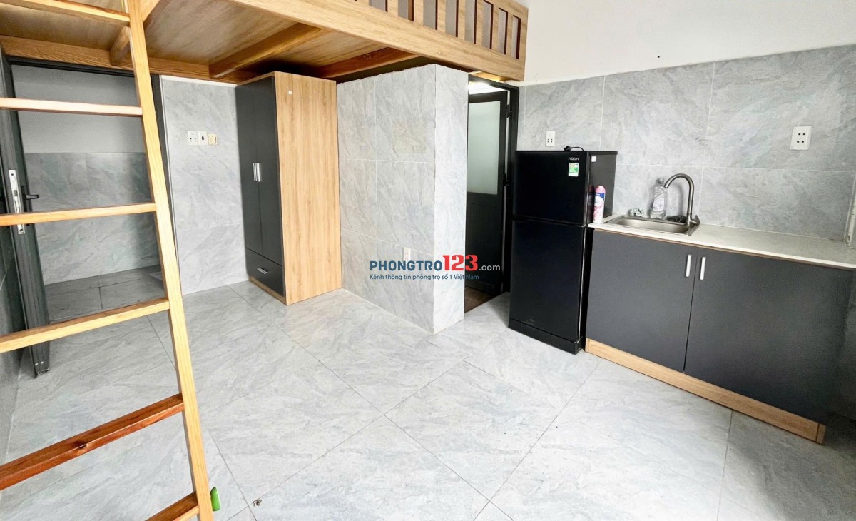STUDIO CÓ GÁC + BAN CÔNG | FULL TIỆN ÍCH | GẦN LOTTE MART GÒ VẤP