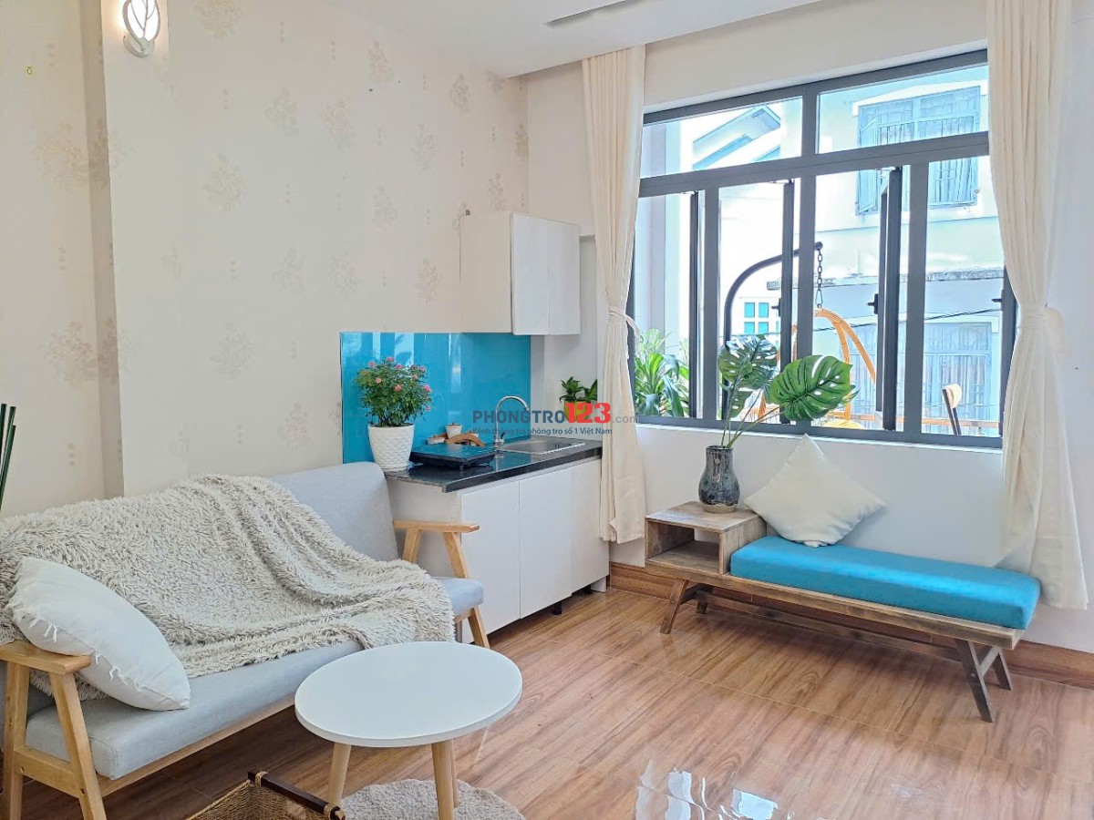 CĂN HỘ FULL NỘI THẤT SIÊU RỘNG CÓ BAN CÔNG CÔNG HOÀNG VĂN THỤ - GẦN ĐH KINH TẾ, ĐH SƯ PHẠM, ...