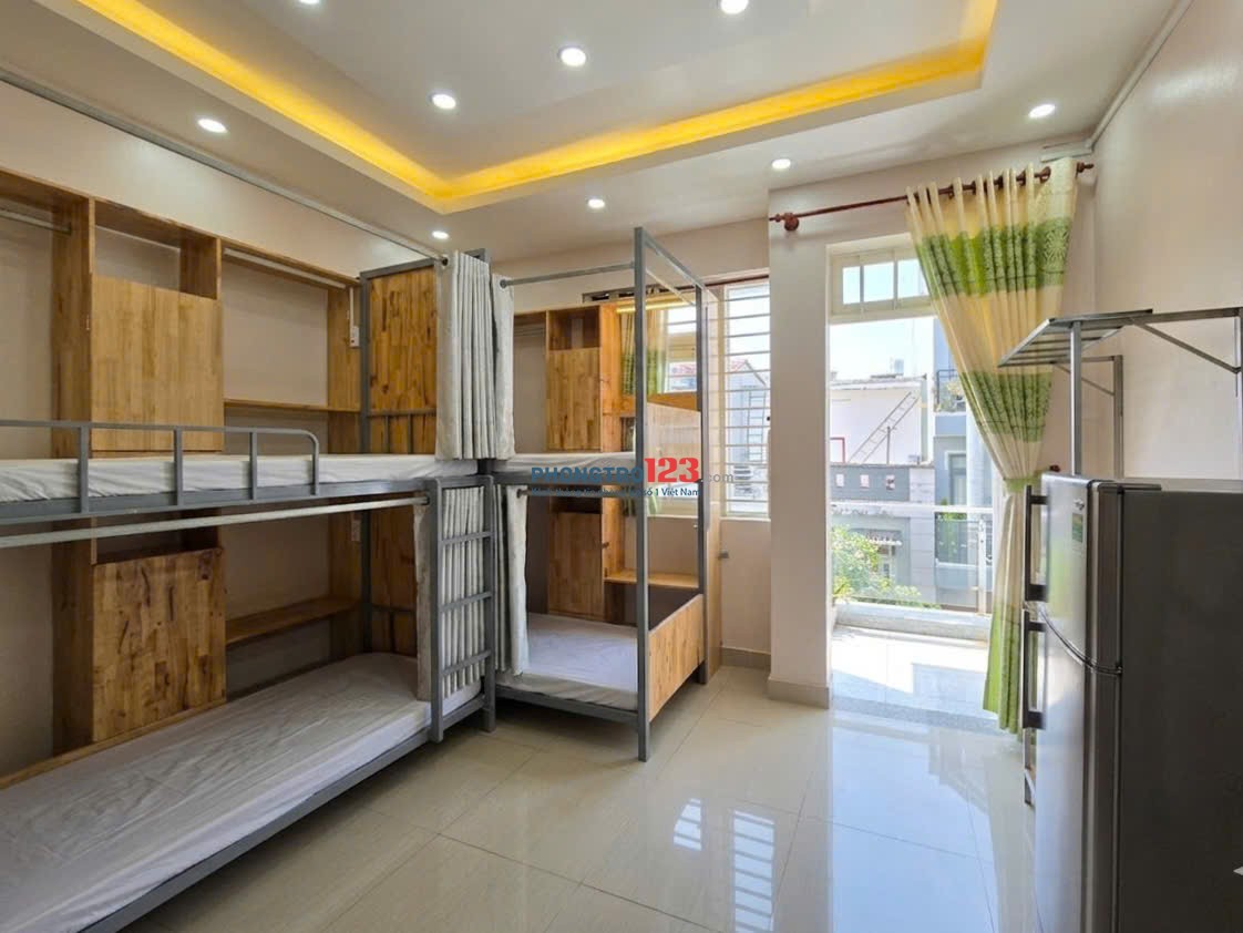 Ký túc xá ở ghép full nội thất sạch sẽ thoáng mát ngay trung tâm gò vấp