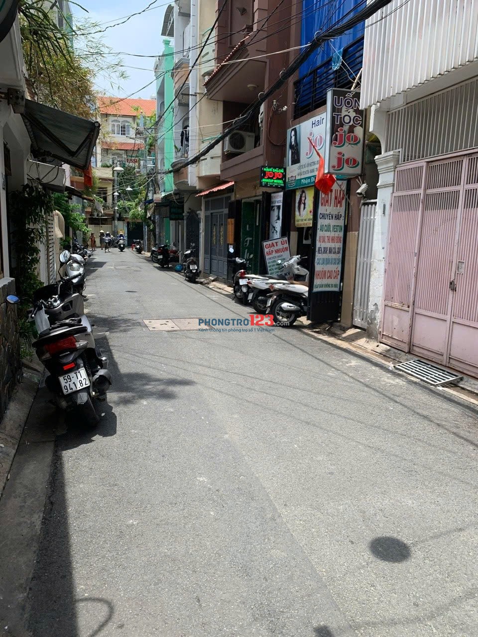 Nhà riêng 1 tấm 40m2( 4x10)2p ngủ, Đường Cô bắc - P. Cầu Kiệu. 15tr/Tháng