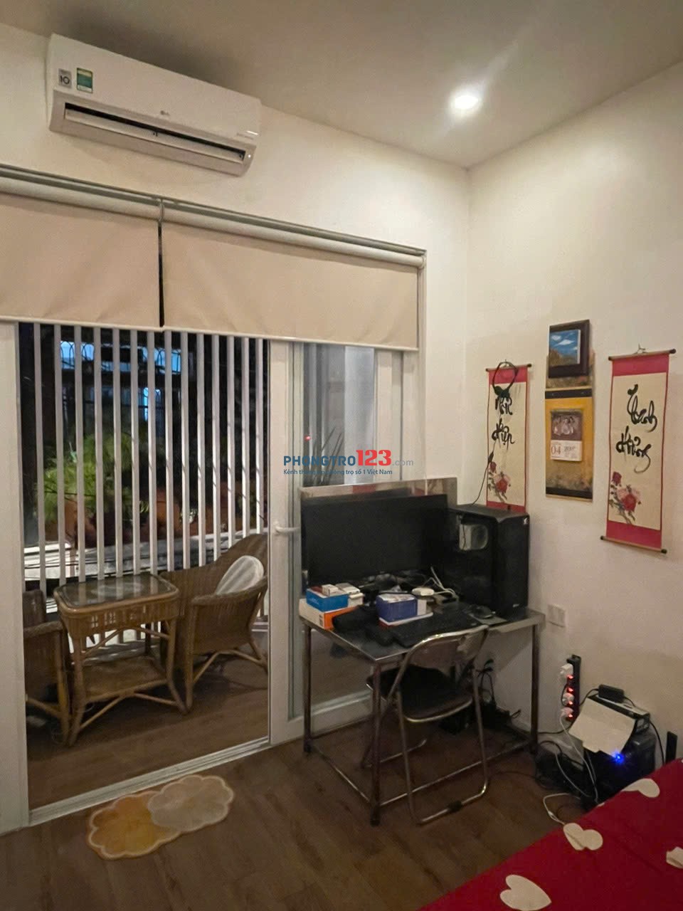 Nhà riêng 1 tấm 40m2( 4x10)2p ngủ, Đường Cô bắc - P. Cầu Kiệu. 15tr/Tháng