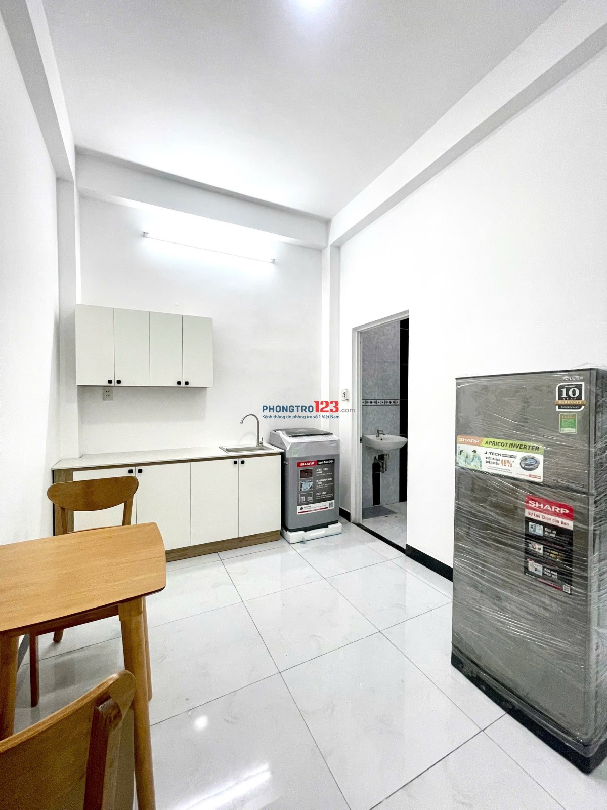 CHO THUÊ CĂN HỘ 1PN, TÁCH BẾP, FULL NỘI THẤT, PHÒNG ĐẸP, Ở NGAY