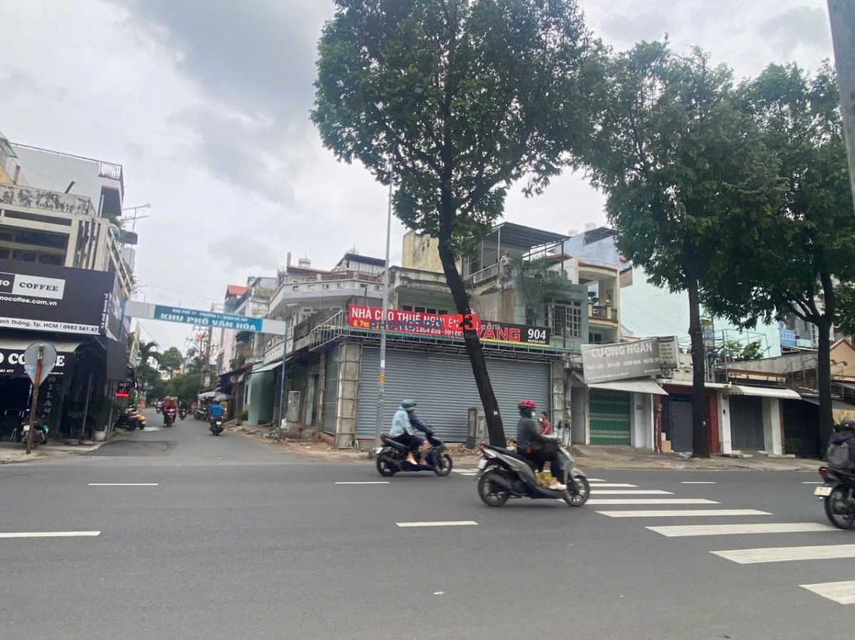 CHO THUÊ CĂN GÓC 2 MẶT TIỀN SIÊU ĐẸP RỘNG 8.7M, ĐƯỜNG NGUYỄN KIỆM, HCM