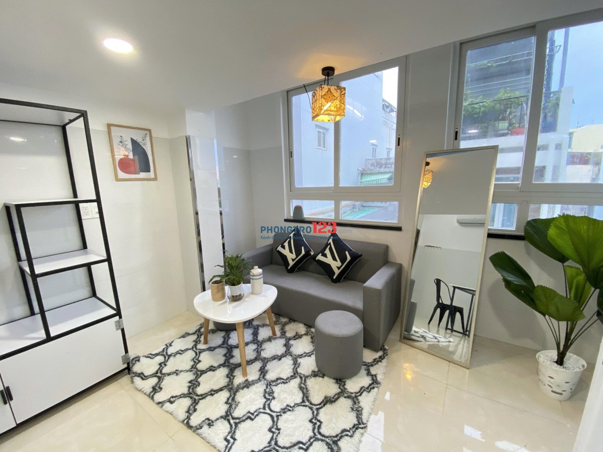 Cho thuê phòng có gác, decor trắng xinh, full NT– Điện Biên Phủ gần ĐH HUTECH, UEF, HIU, UTH, FTU