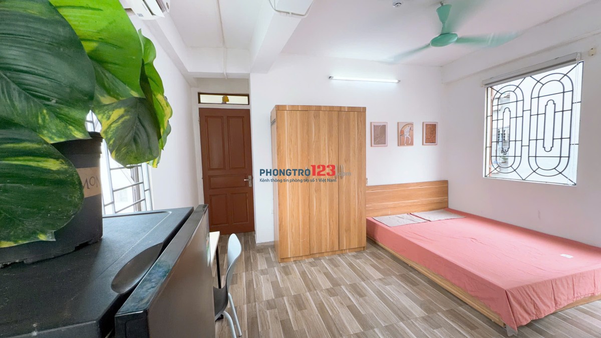 Cho thuê CCMN full đồ, cửa sổ ban công, ngõ 286 Nguyễn Xiển gần DH Nhân Văn, Công nghệ GTVT