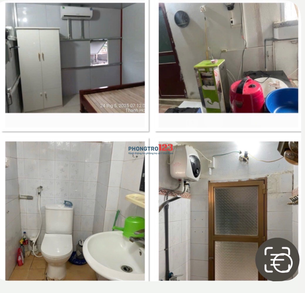Cho thuê phòng trọ có điều hoà tại 190 Đường Phan Bội Châu, TP Thanh Hóa