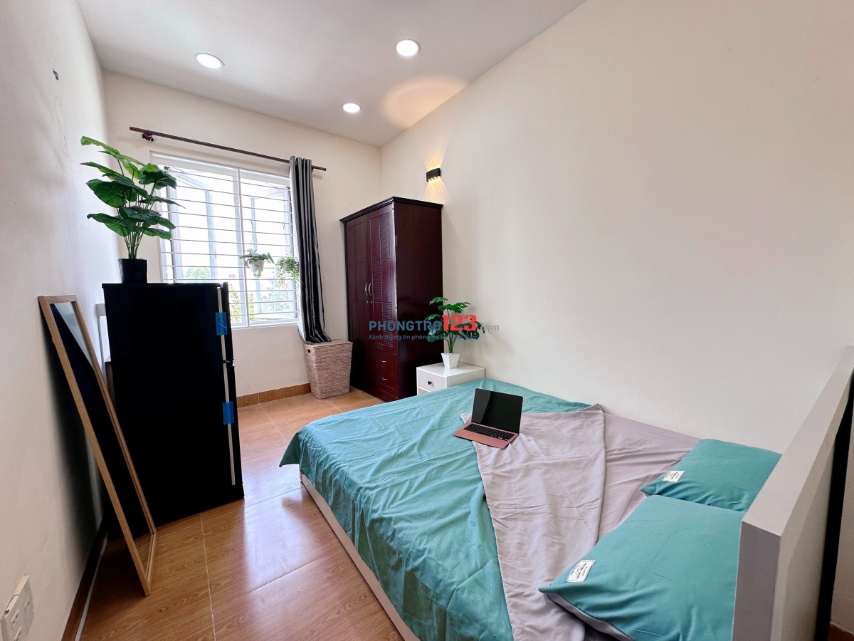 Cho thuê phòng có cửa sổ lớn, Full nội thất Gò Vấp giao Bình Thạnh gần VLU, IUH.