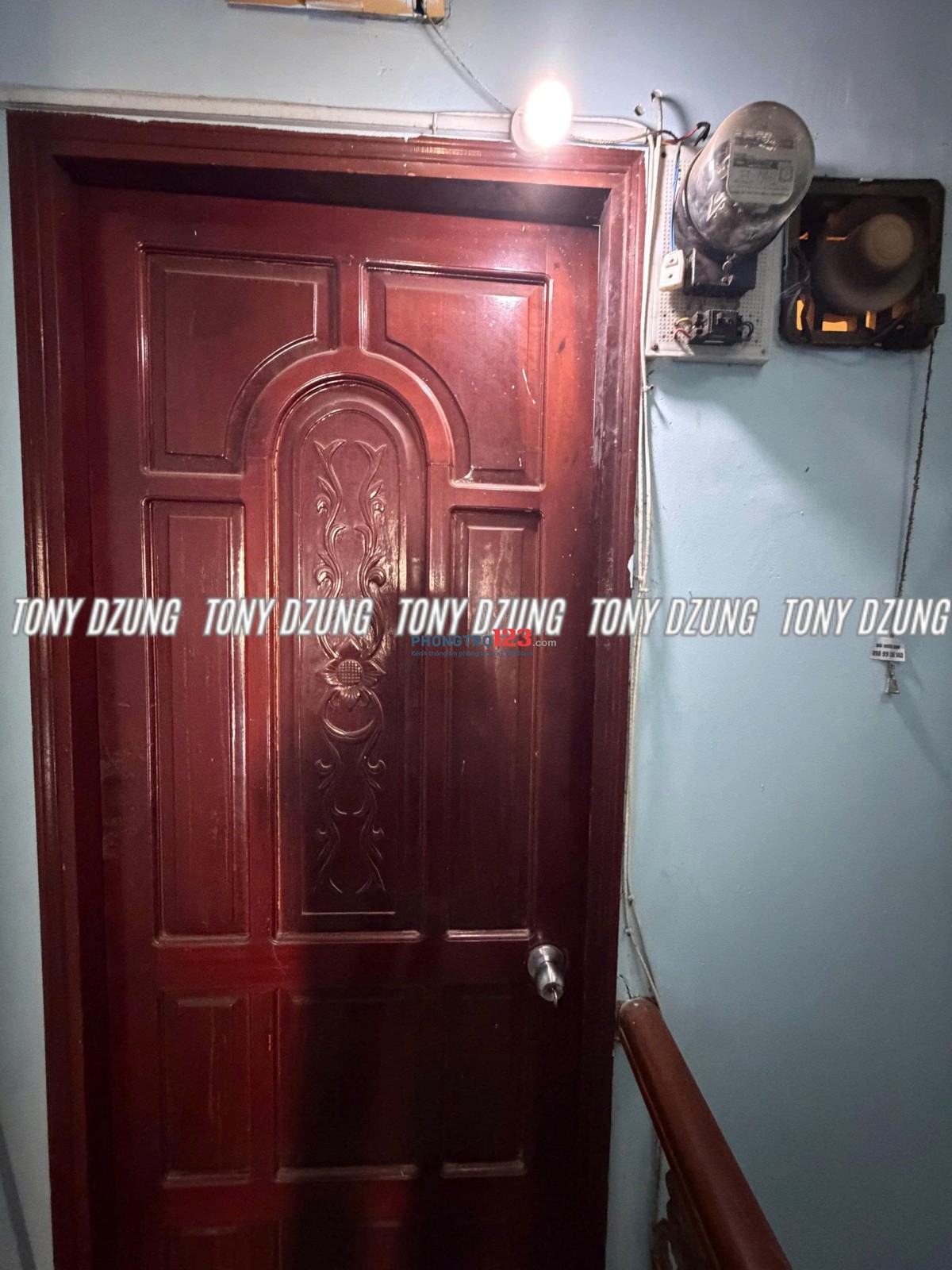 Phòng gác máy lạnh có ban công rộng & thoáng, lầu 2, Công Viên Gia Định 500m (ĐH IUH,VLU, GIA ĐỊNH)