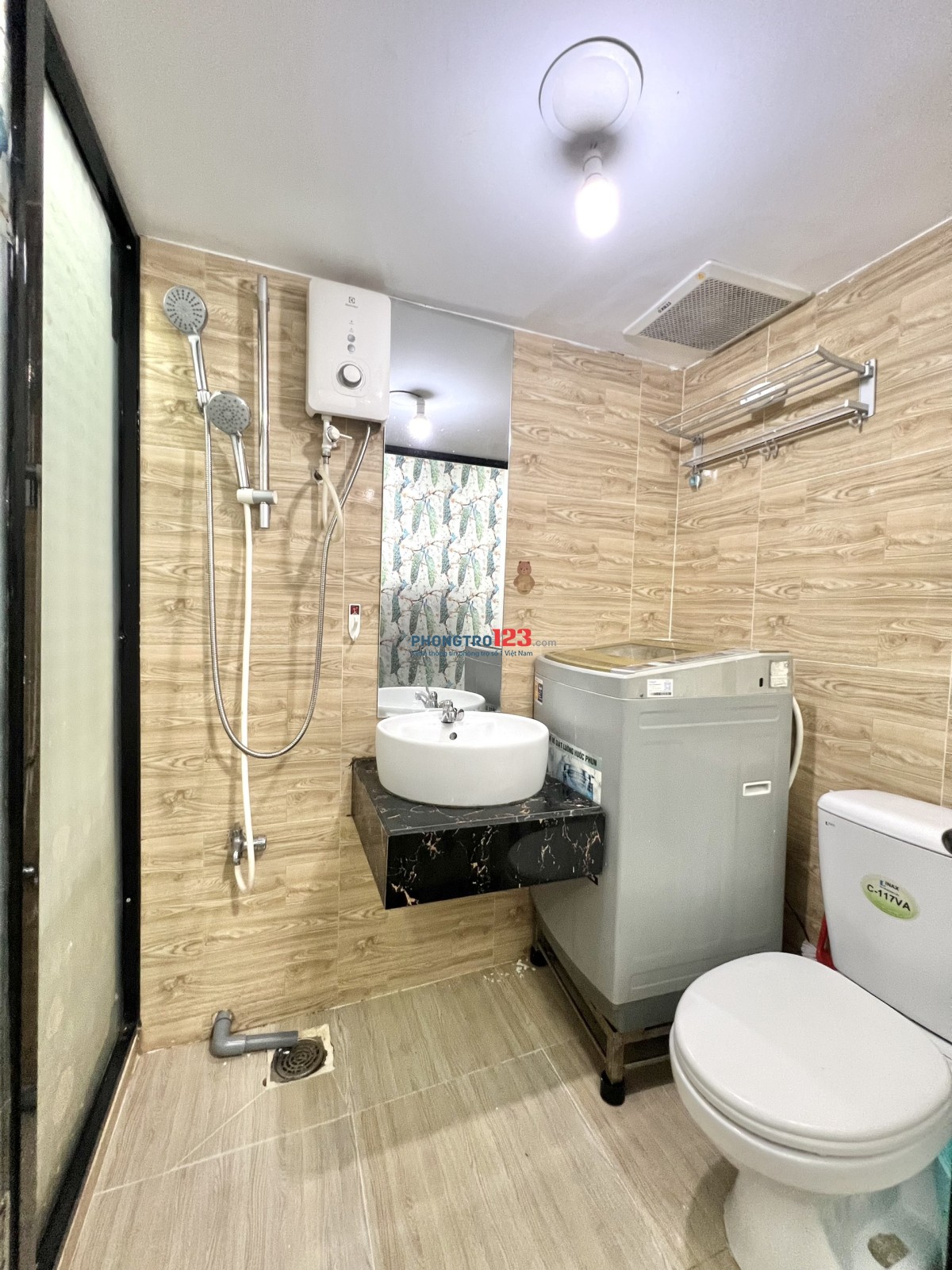 STUDIO MÁY GIẶT RIÊNG GẦN ĐH KINH TẾ, SƯ PHẠM, CHỢ AN ĐÔNG