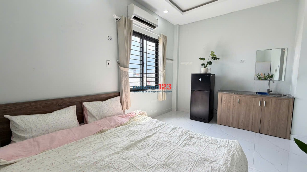 CHO THUÊ PHÒNG GIÁ RẺ - ĐẦY ĐỦ NỘI THẤT - CỬA SỔ TRỜI, THOÁNG NGAY LÊ VĂN THỌ - CVLH - ĐH VLU