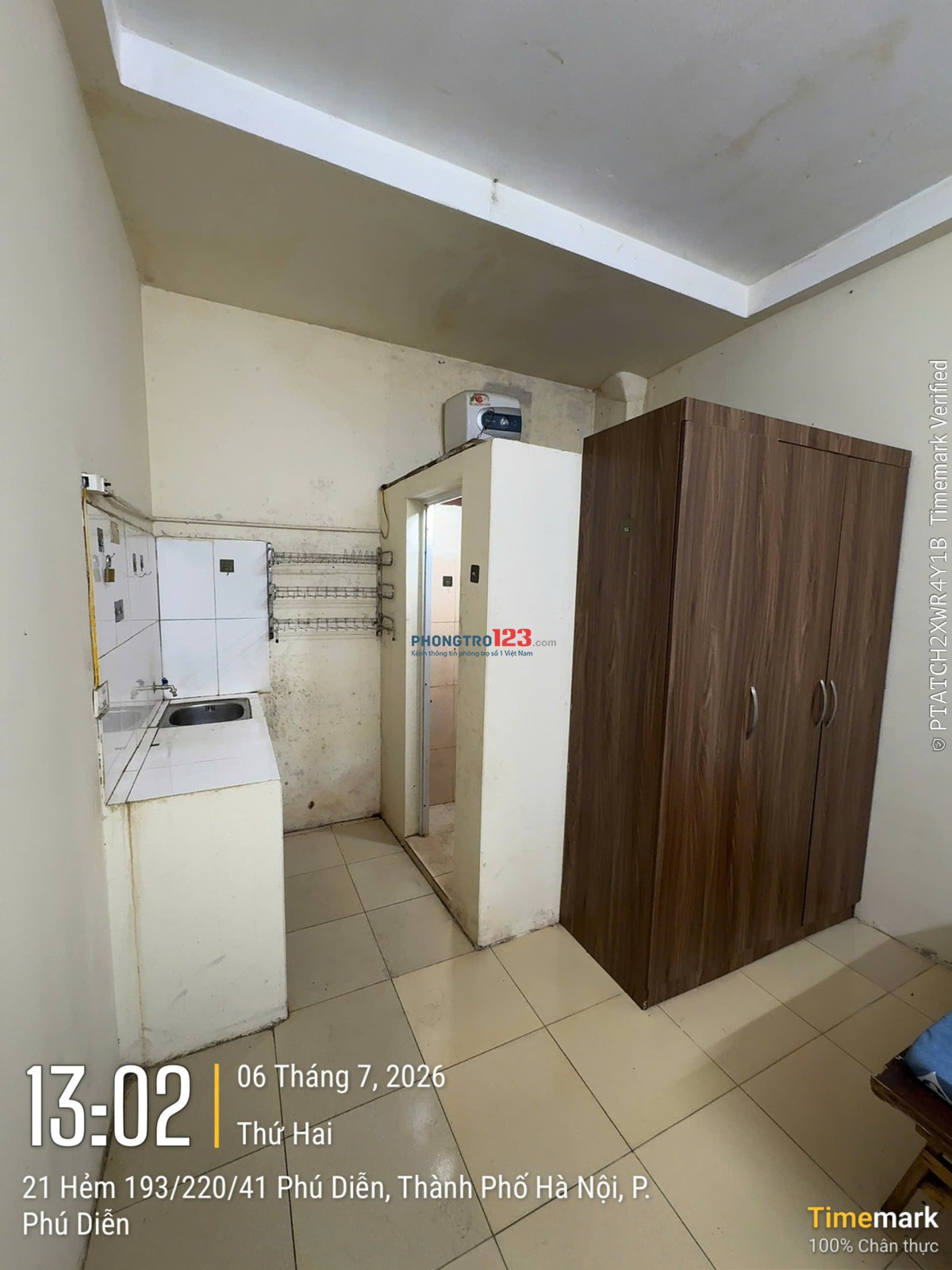  Nhà số 21 ngõ 114 Nguyễn Đạo An, Phú diễn, Bắc Từ Liêm trống phòng 103 vskk ở luôn
