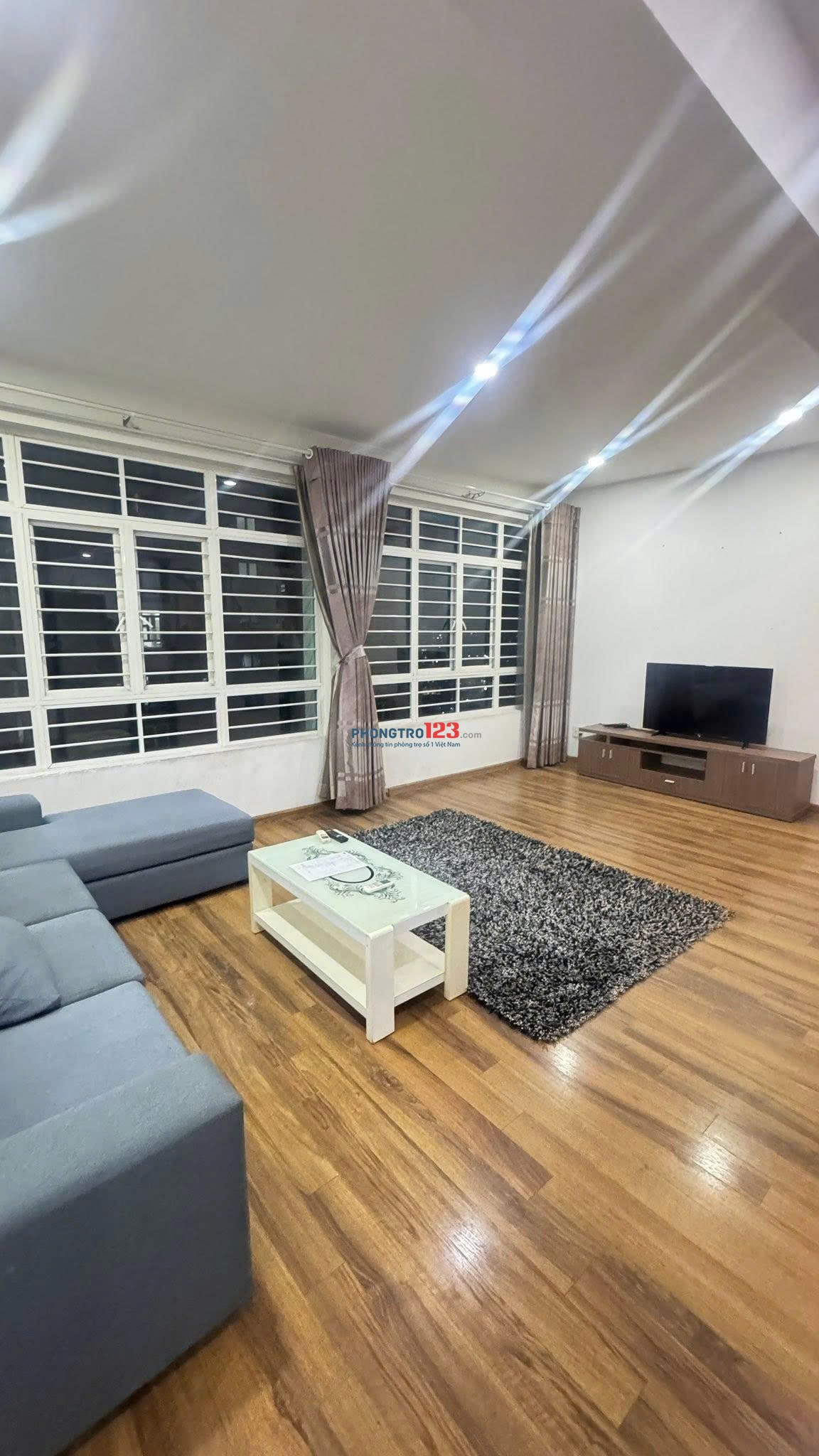 Cho thuê chung cư Moscow Tower- Tân Thới Nhất, 3PN, Full nội thất giá 14tr5/tháng