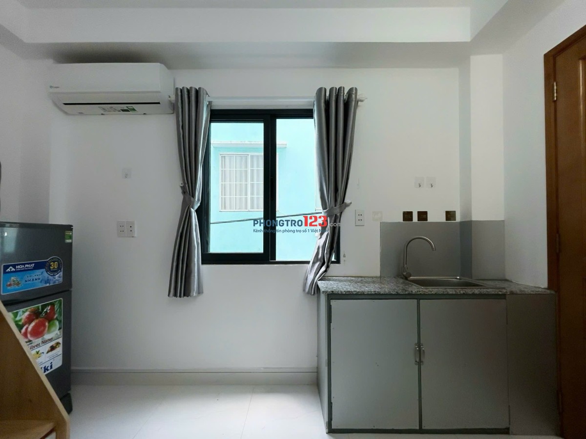 STUDIO GÁC LỬNG FULL NỘI THẤT – CMT8, QUẬN 10 – GẦN ĐH BÁCH KHOA, HUFLIT