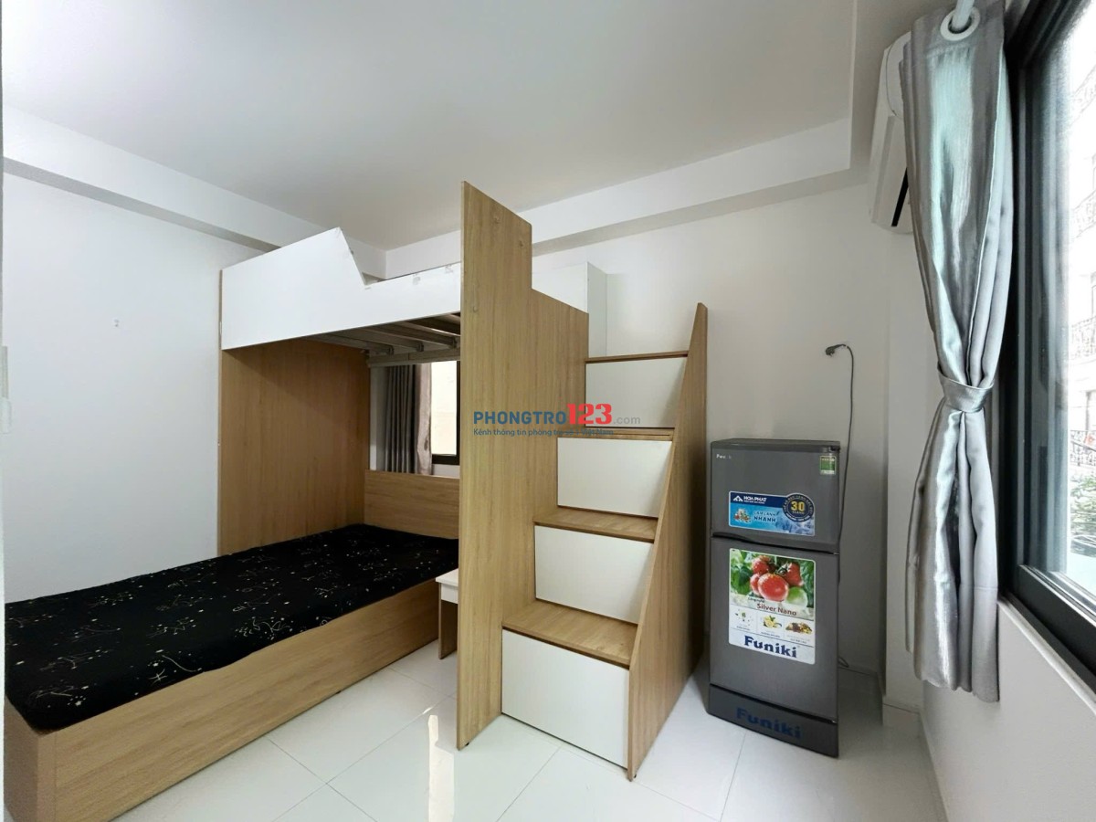 STUDIO GÁC LỬNG FULL NỘI THẤT – CMT8, QUẬN 10 – GẦN ĐH BÁCH KHOA, HUFLIT