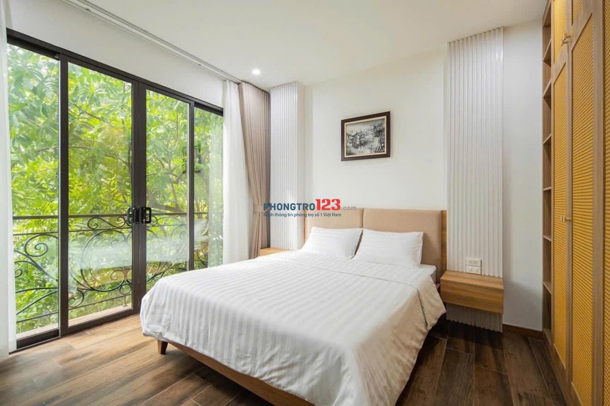 CHO THUÊ CĂN HỘ 1PN CỬA SỔ TRỜI BAN CÔNG THOÁNG FULL NỘI THẤT NGAY HAI BÀ TRƯNG, QUẬN 3