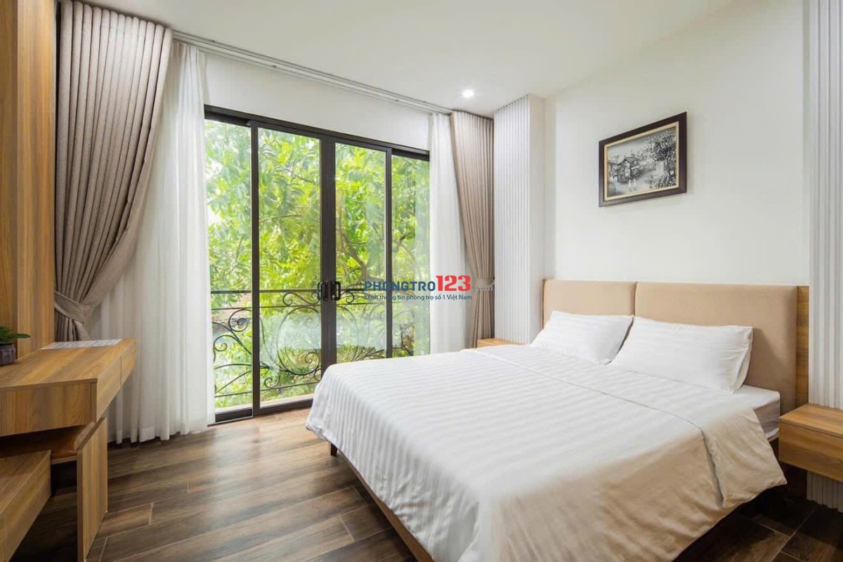CHO THUÊ CĂN HỘ 1PN CỬA SỔ TRỜI BAN CÔNG THOÁNG FULL NỘI THẤT NGAY HAI BÀ TRƯNG, QUẬN 3