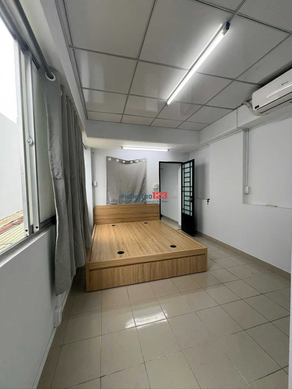 Phòng trọ ngay trung tâm Q3, 20m2, khu an ninh, mặt tiền cư xá Đô Thành