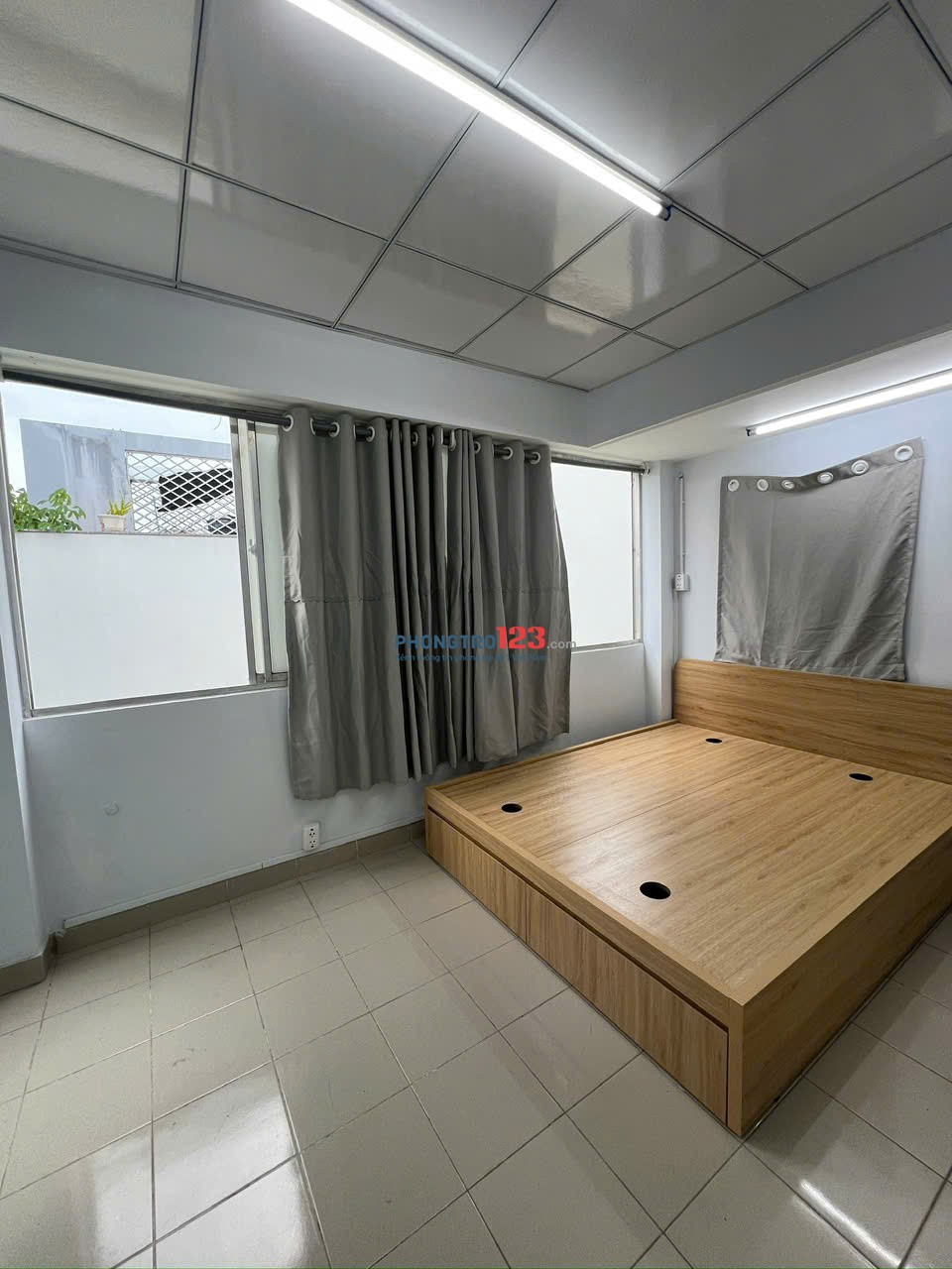 Phòng trọ ngay trung tâm Q3, 20m2, khu an ninh, mặt tiền cư xá Đô Thành