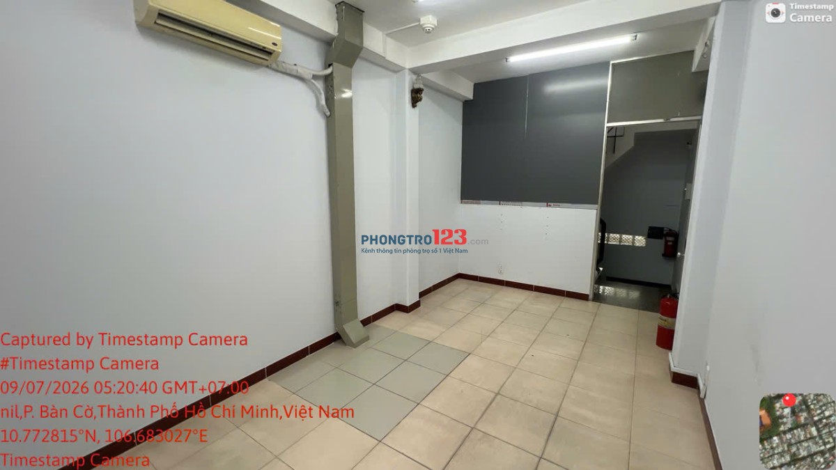 Phòng trọ ngay trung tâm Q3, 20m2, khu an ninh, mặt tiền cư xá Đô Thành