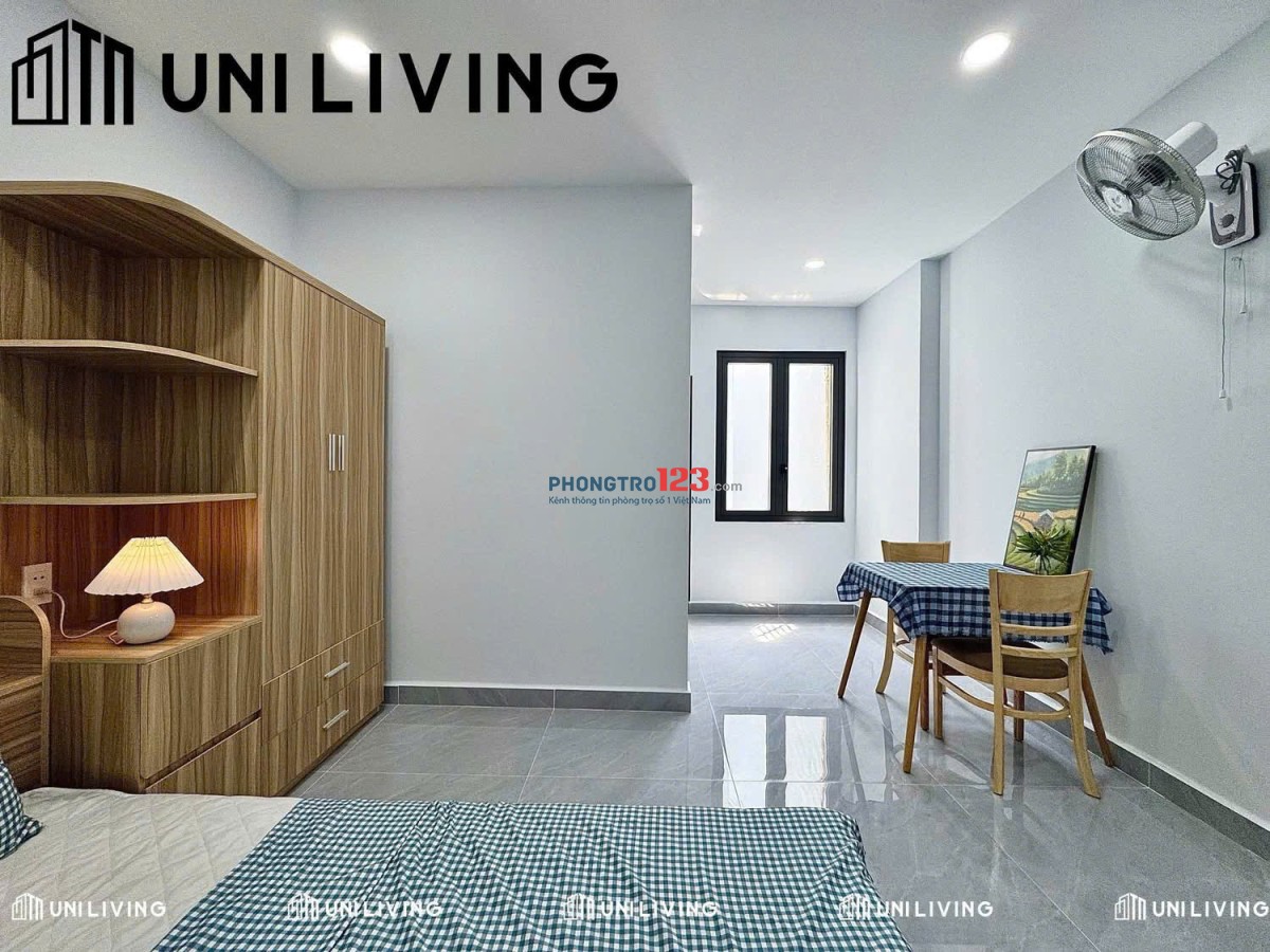 Cho thuê căn hộ tách bếp, full NT, máy giặt riêng – Nguyễn Gia Trí gần UTH, HUTECH, UEF, FTU, HIU