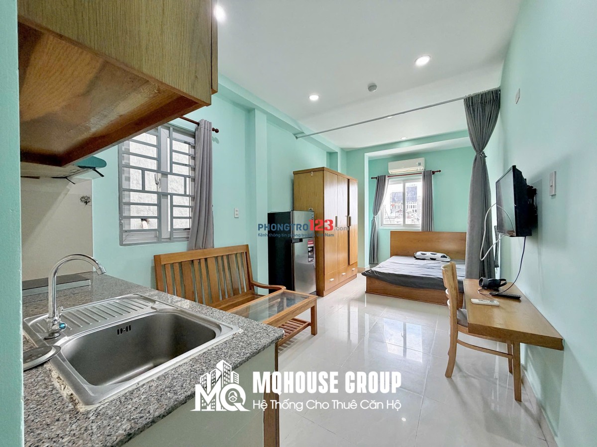 Cho thuê phòng 3 người 3 xe, Thang máy, bảo vệ 24/24, hầm xe siêu rộng, CMT8 Quận 10