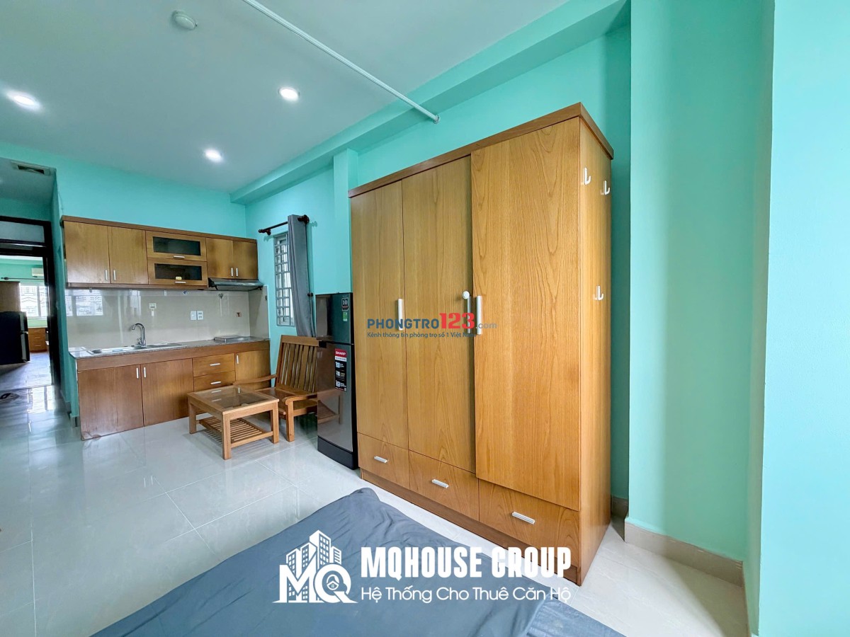 Cho thuê phòng 3 người 3 xe, Thang máy, bảo vệ 24/24, hầm xe siêu rộng, CMT8 Quận 10