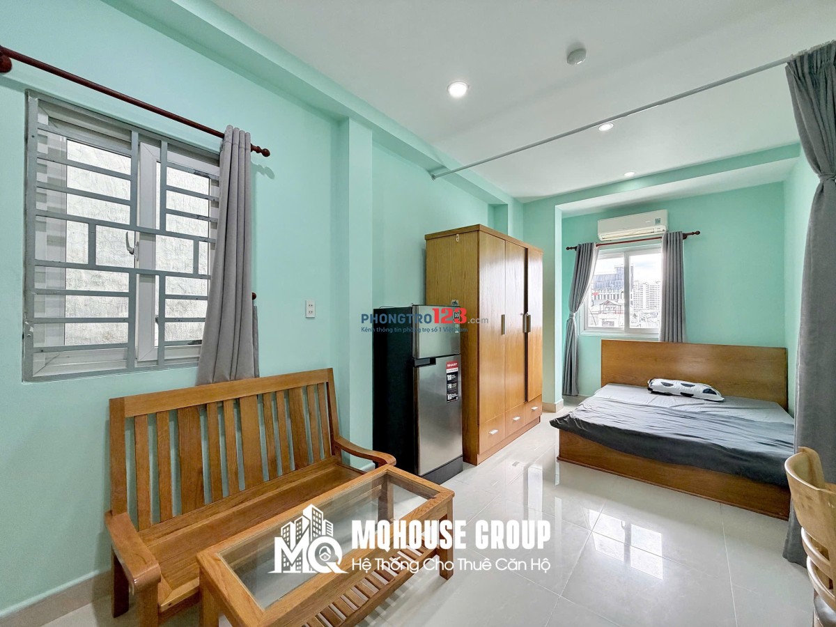 Cho thuê phòng 3 người 3 xe, Thang máy, bảo vệ 24/24, hầm xe siêu rộng, CMT8 Quận 10