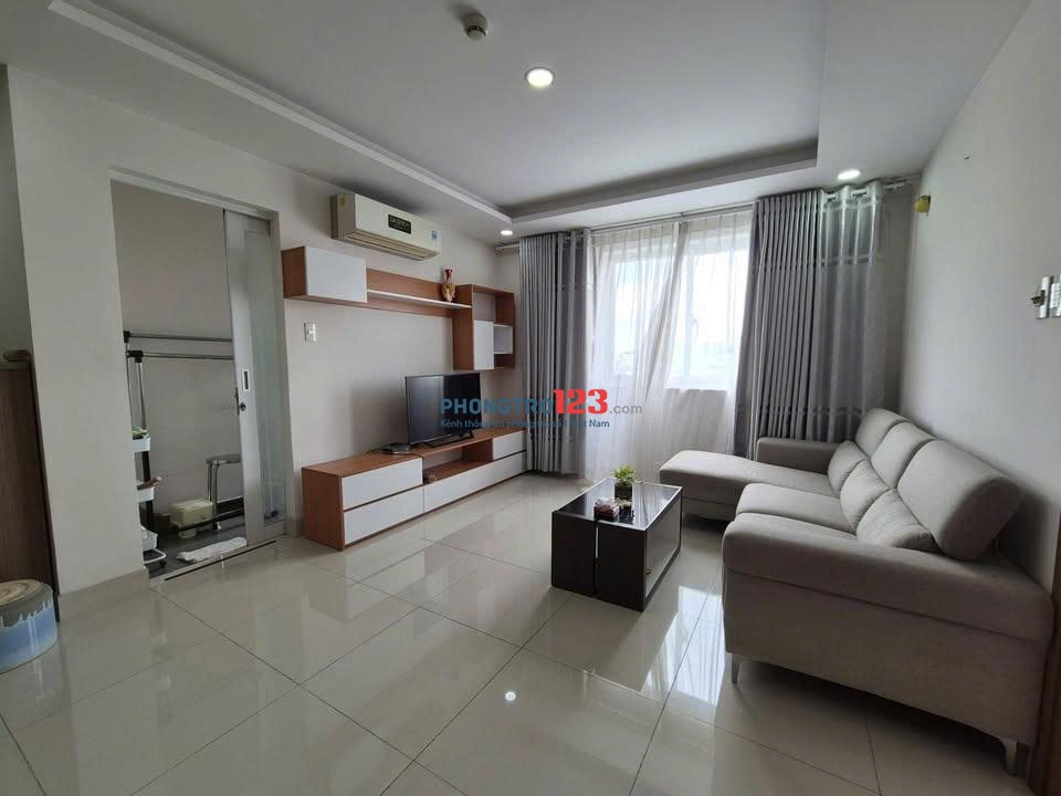 Căn Hộ ORIENTAL PLAZA – 685 ÂU CƠ-2PN, Giá thuê 11.5 tr/th nội thất y hình.