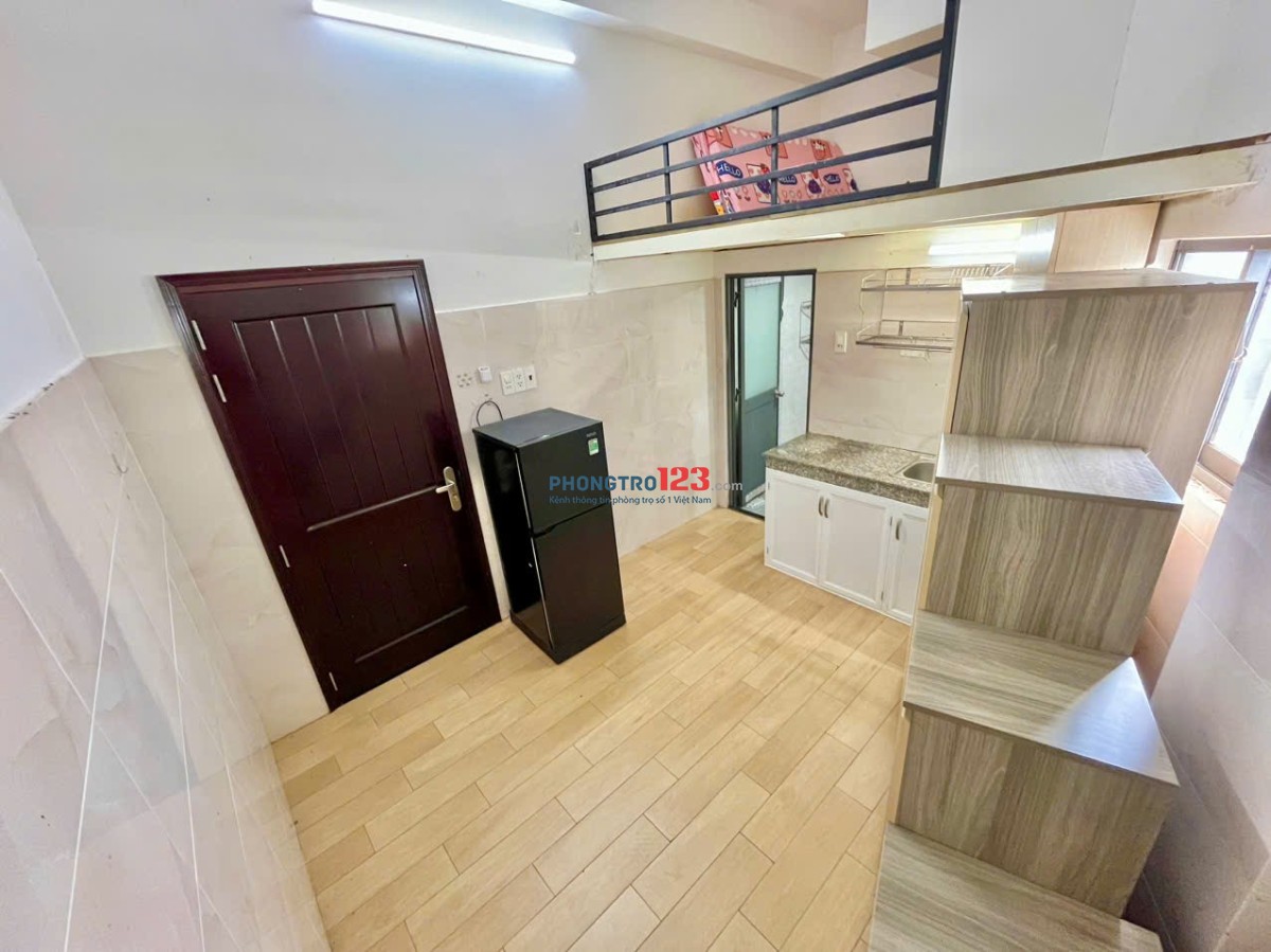 PHÒNG FULL NỘI THẤT CÓ GÁC CHO SINH VIÊN - CHỈ 5TR TẠI HOÀNG HOA THÁM GẦN ĐH CÔNG NGHỆ, ĐH VĂN LANG,