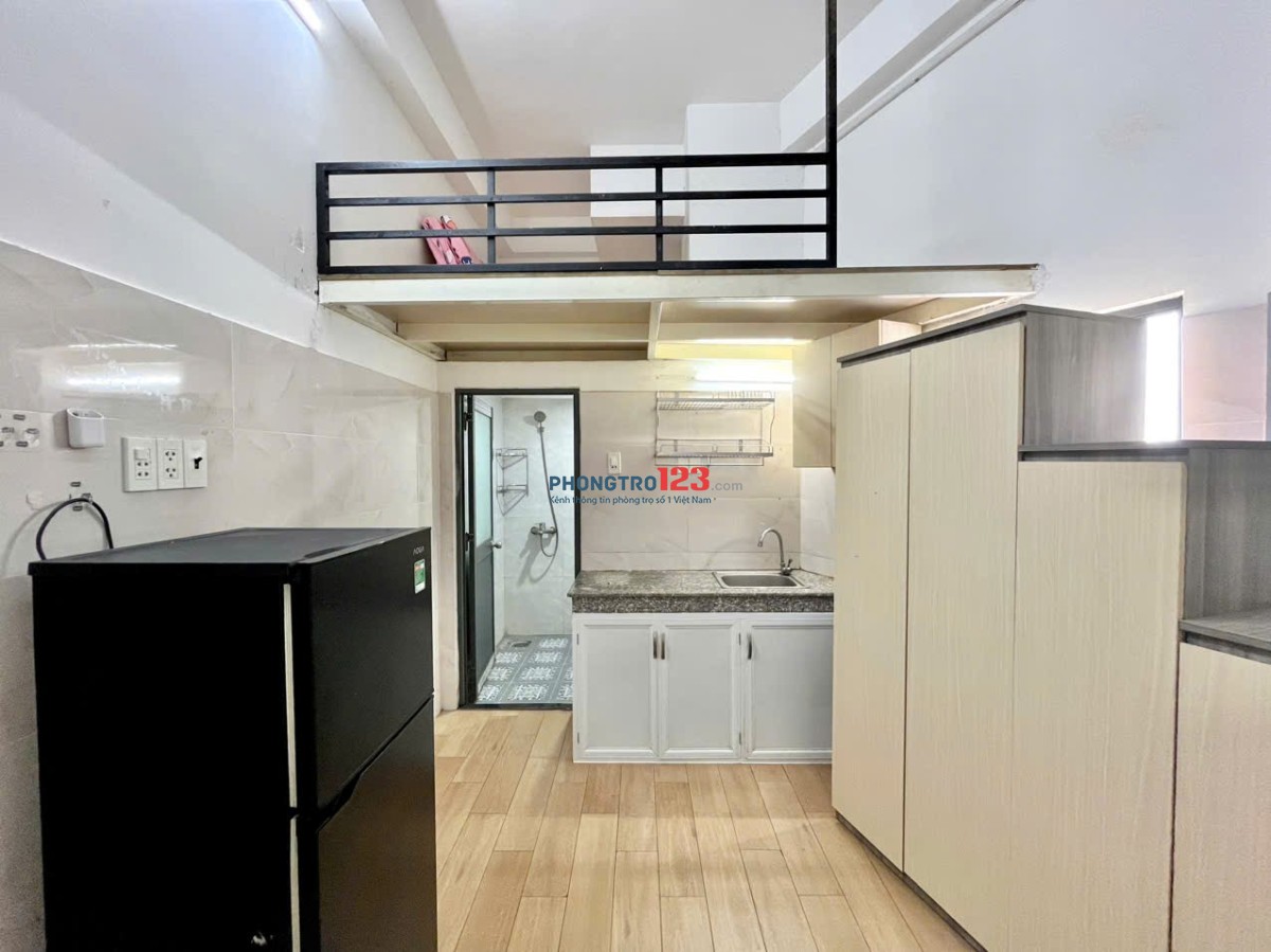 PHÒNG FULL NỘI THẤT CÓ GÁC CHO SINH VIÊN - CHỈ 5TR TẠI HOÀNG HOA THÁM GẦN ĐH CÔNG NGHỆ, ĐH VĂN LANG,