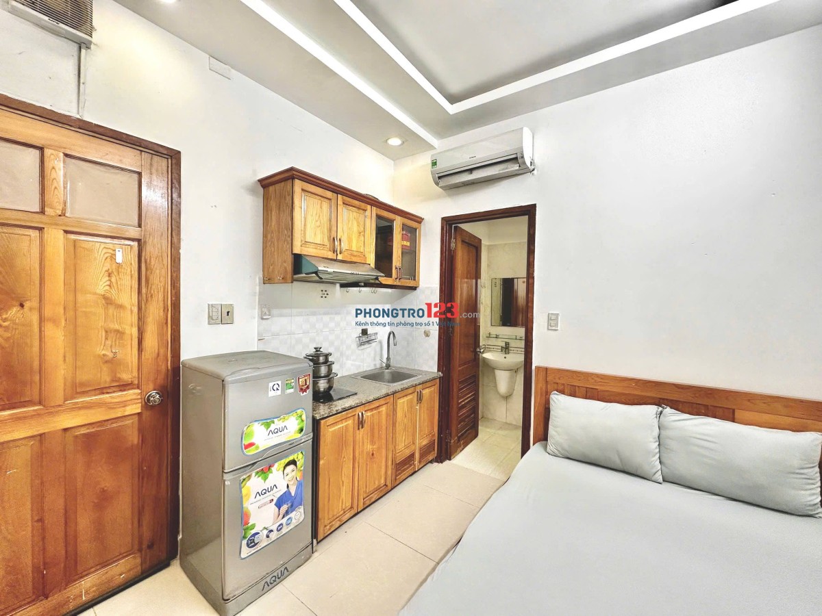 PHÒNG STUDIO FULL NỘI THẤT TẠI NGUYỄN TRÃI GẦN ĐH SÀI GÒN, ĐH SƯ PHẠM TP.HCM, CHỢ BẾN THÀNH
