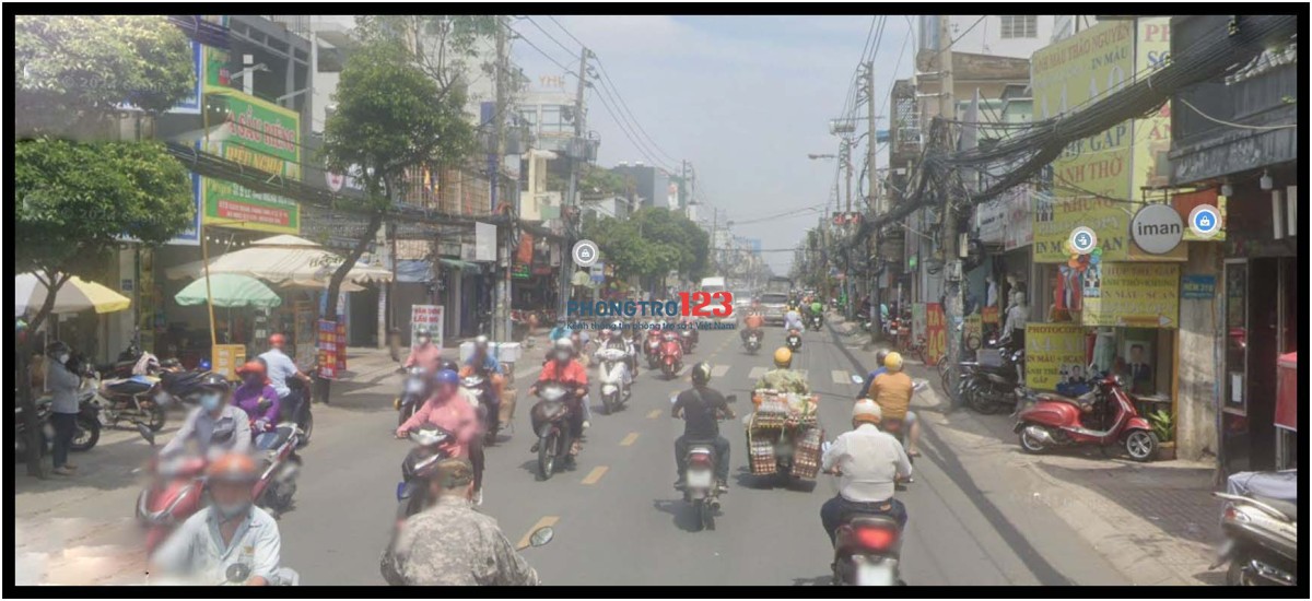 Cho thuê rẻ nguyên căn 4 x 8m 1 trệt 1 lầu CMT8 Quận 3 TP.HCM