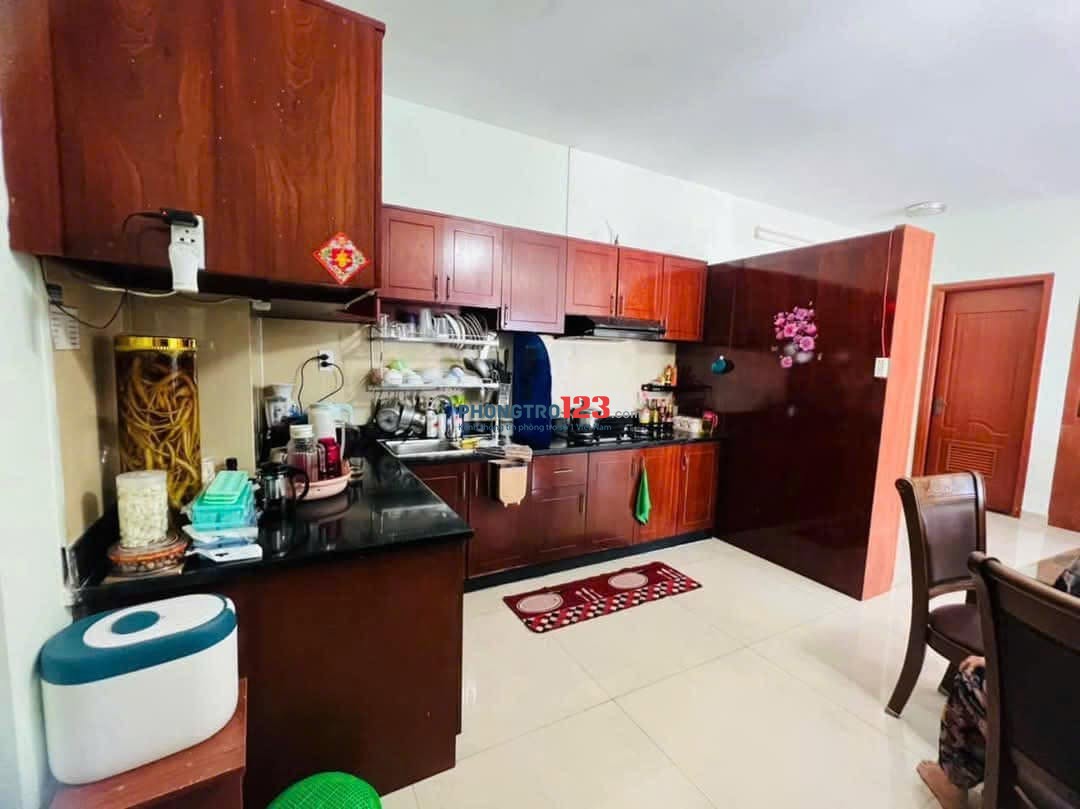Cho thuê chung cư Phú Thọ, Nguyễn Thị Nhỏ - 90m2, 3PN, Full nội thất giá 14tr/tháng