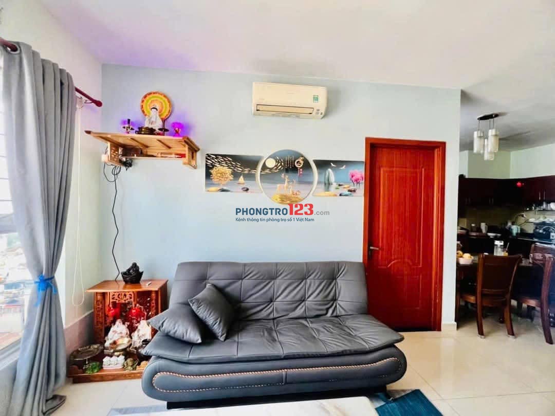 Cho thuê chung cư Phú Thọ, Nguyễn Thị Nhỏ - 90m2, 3PN, Full nội thất giá 14tr/tháng