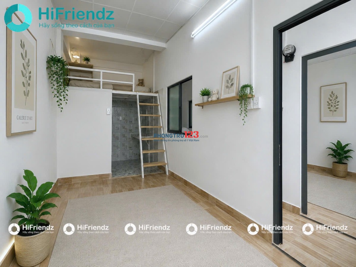 Cho thuê phòng trọ 20m2 cửa sổ trời lớn, full nội thất ngay Nguyễn Gia Trí gần các trường đại học Hu