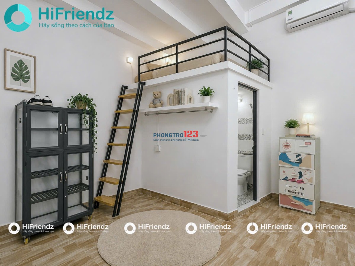 Cho thuê phòng trọ 20m2 cửa sổ trời lớn, full nội thất ngay Nguyễn Gia Trí gần các trường đại học Hu