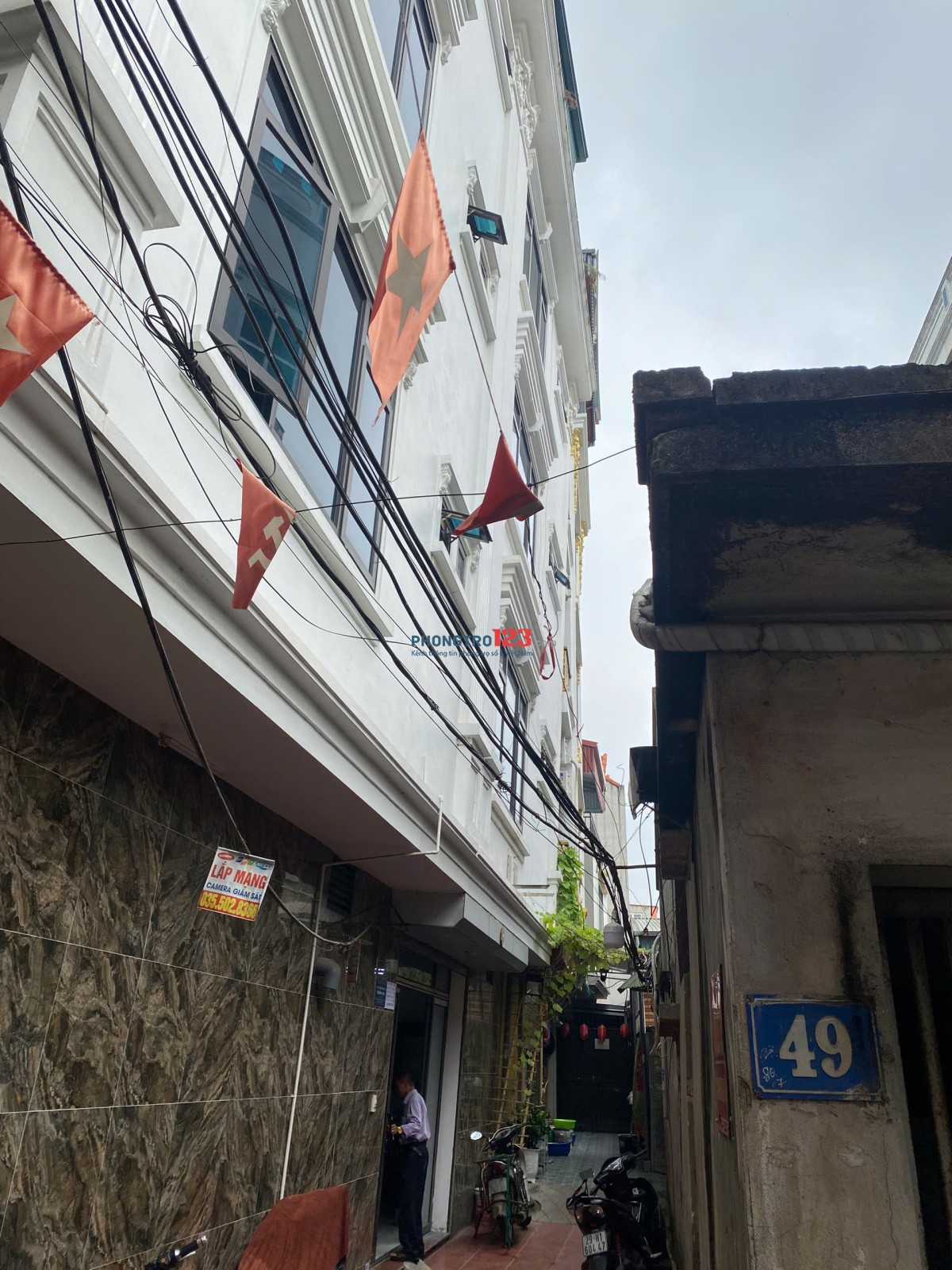 Cho thuê nhà riêng 5PN, 5WC tại số 43 ngõ 29 Hưng Phúc, 10 triệu, 38m2