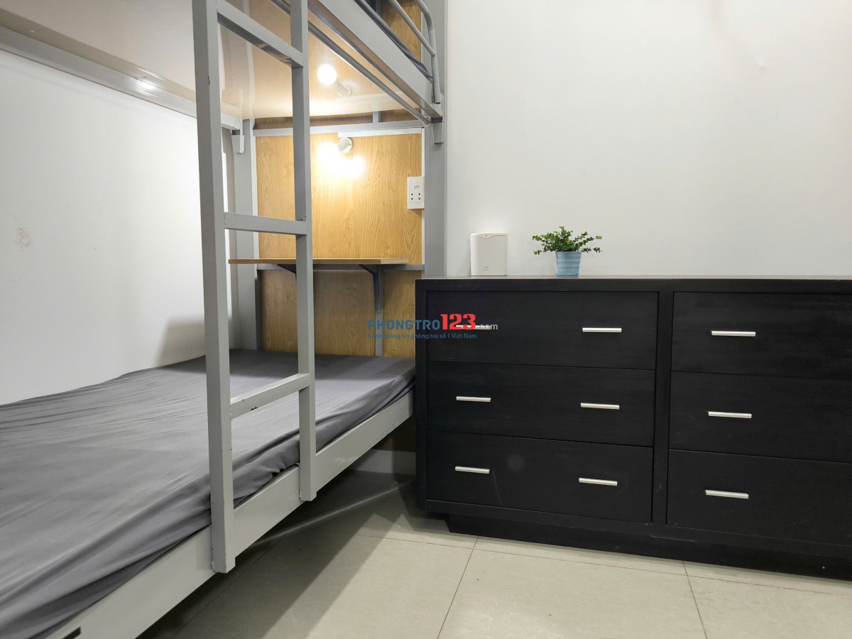 Phòng KTX cao cấp, chỉ 1tr5 có máy lạnh, bao trọn chi phí