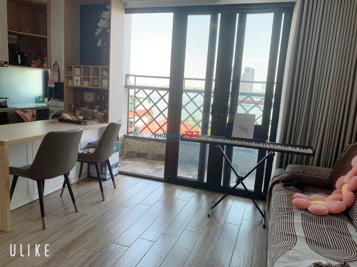 Cho thuê Căn Chung cư mini 1N,1K Full đồ cực VIP, Ngõ rộng View toàn mặt hồ Tây. Chỉ 12tr