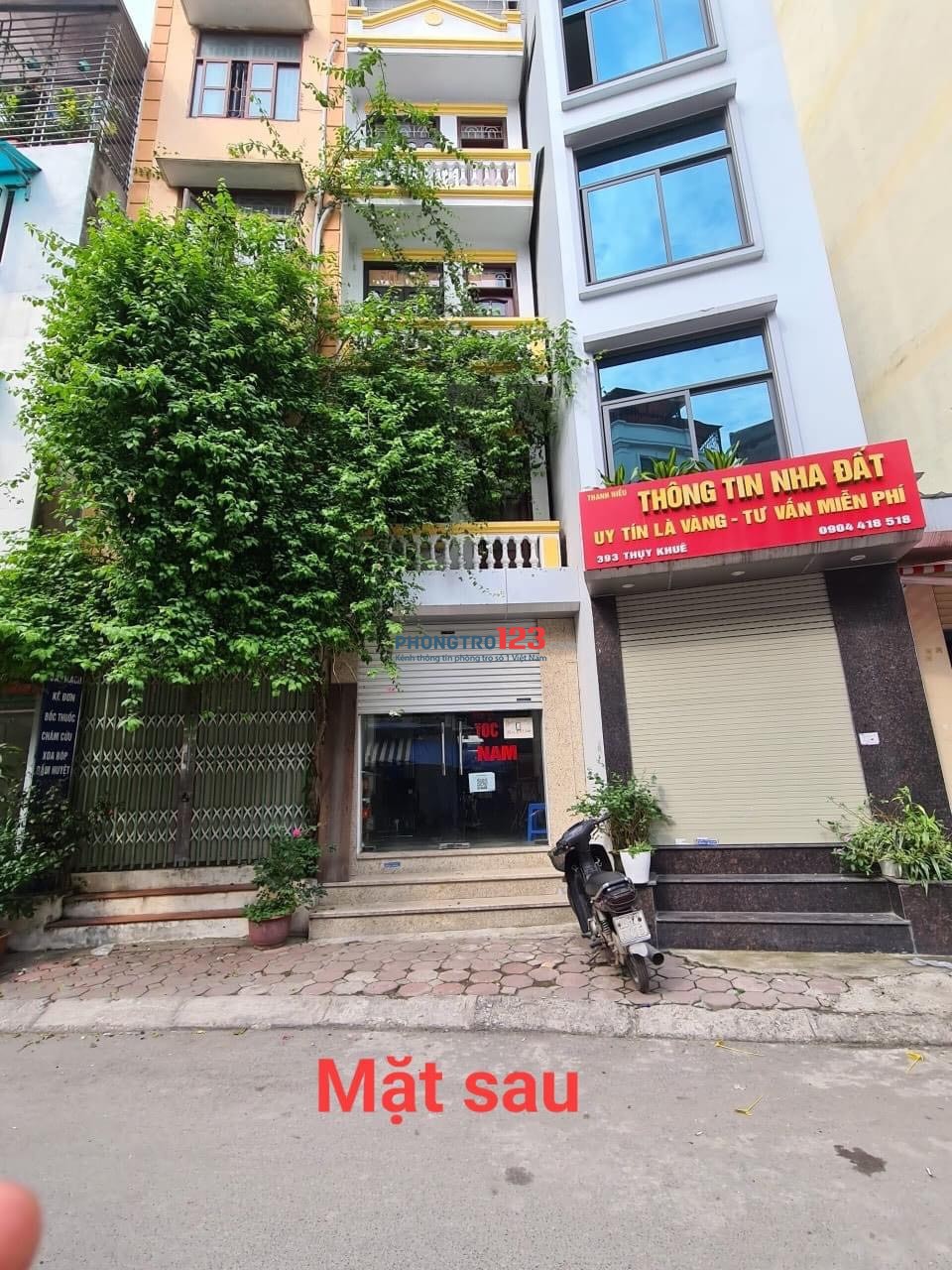 CHO THUÊ PHÒNG TẠI NHÀ MẶT PHỐ 395 THỤY KHUÊ ĐỦ NỘI THẤT, ĐIỀU HÒA, MÁY GIẶT, WIFI